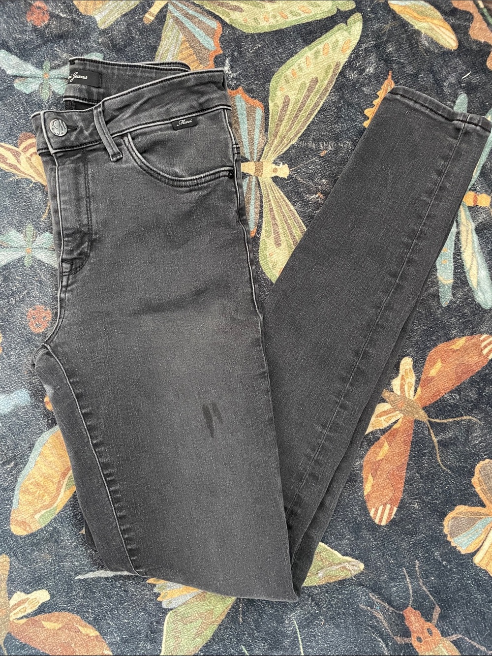 Mavi Black High-Rise Skinny Jeans